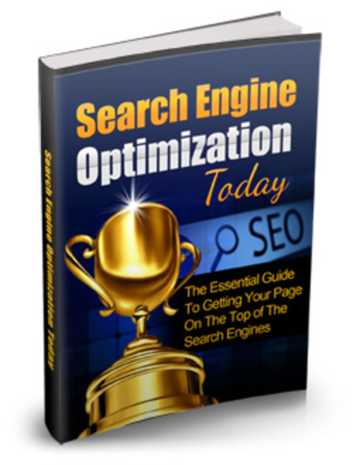 Product picture Search Engine Optimization Today With MRR